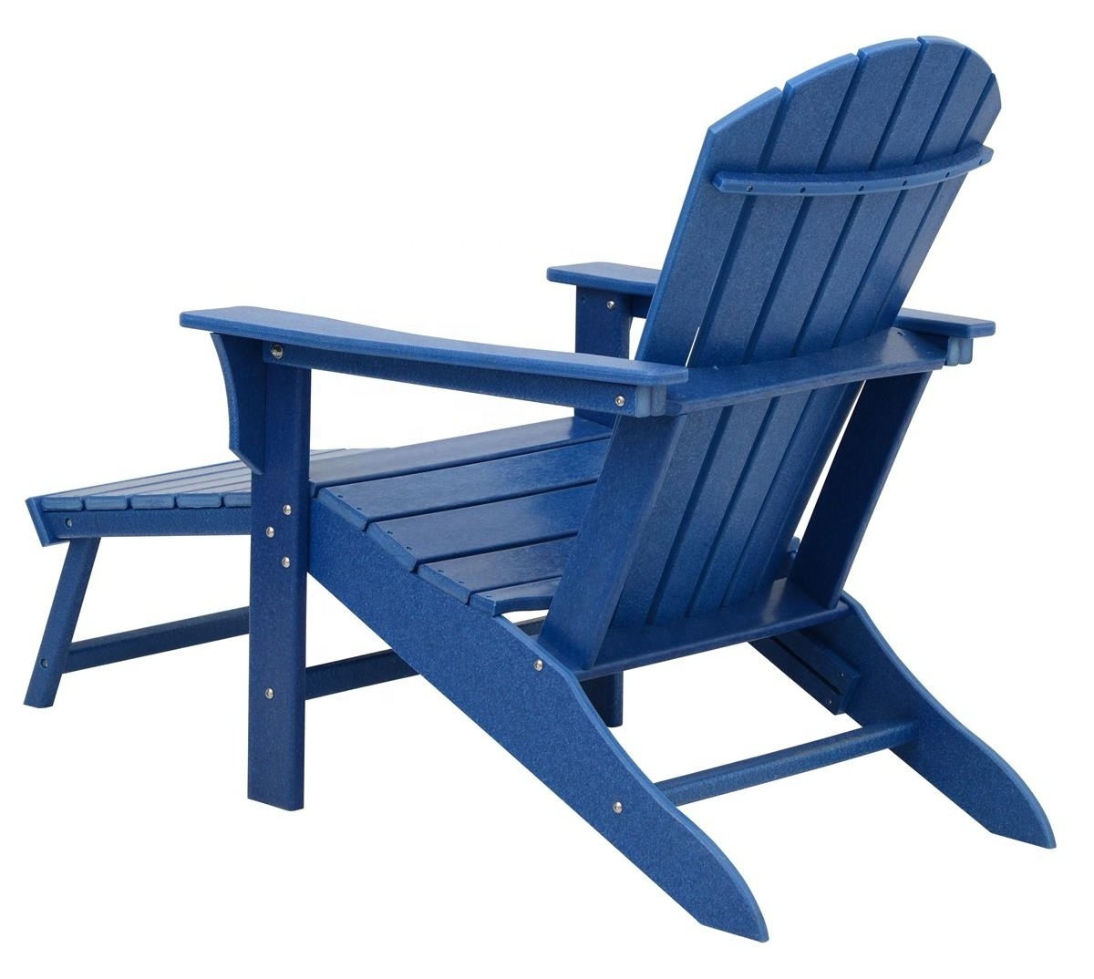 HDPE Adirondack chair beach chair garden leisure chair with Ottoman