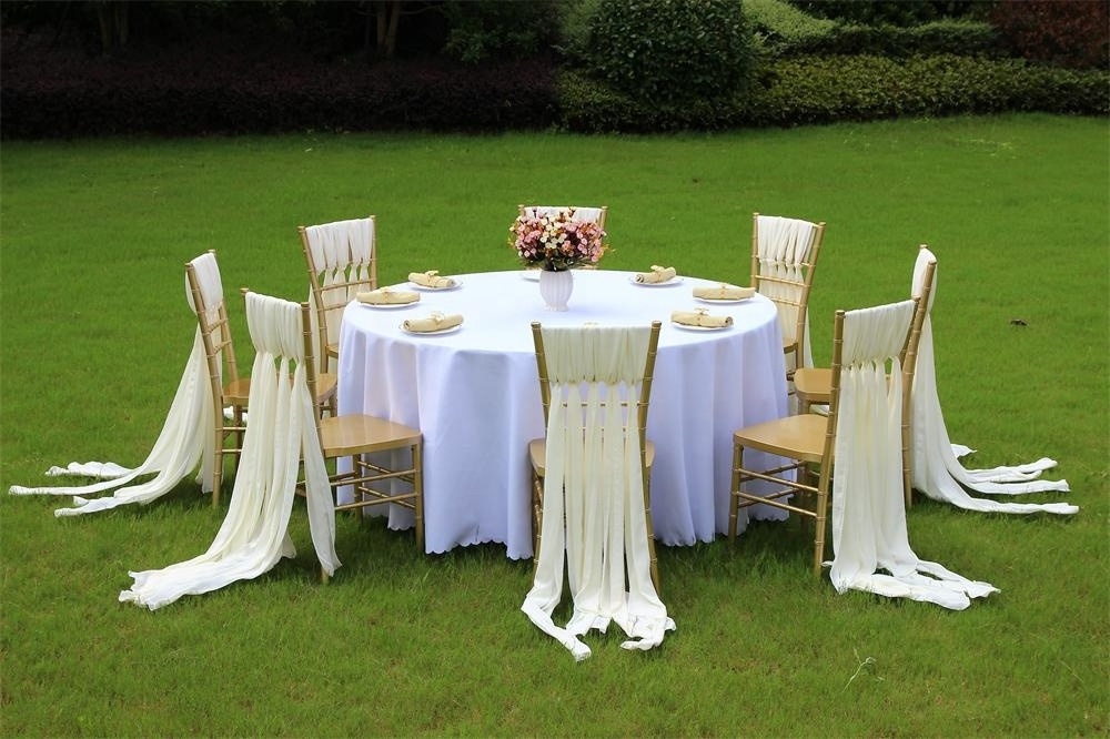 Resin chiavari chair different colors  using in rental event  party  gold color