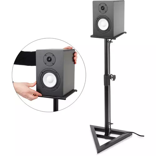 Wholesale Cheap Professional Audio Accessories Black Studio Monitor Small Household Audio Iron Speaker Stand