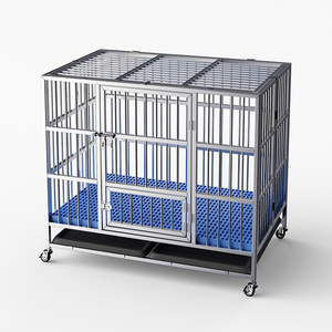 Metal removeable popular foldable stainless outside dog kennel pet cage dog cages for sale