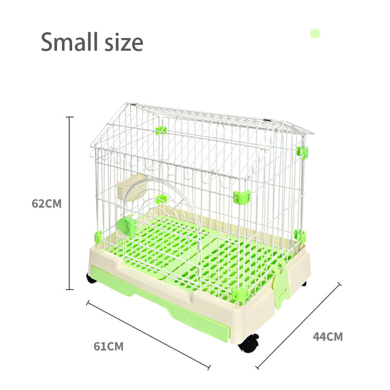 Outdoor metal and plastic crates cage medium for dogs indoor