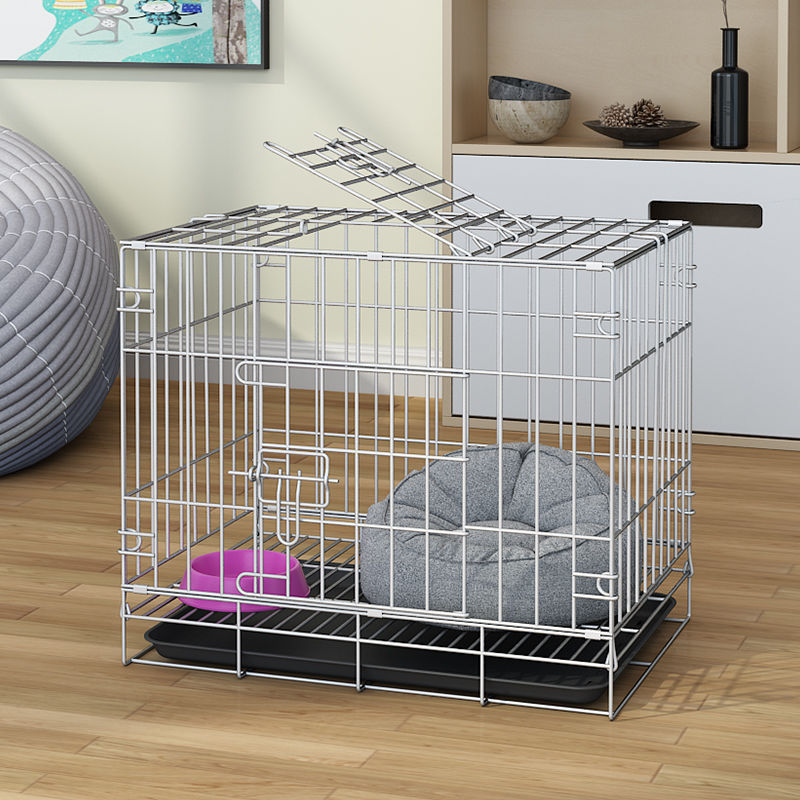 Disturibtor manufacturer pink fashion iron pet cages houses product stackable dog cage drop cage for dogs