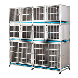 Wholesale Iron large dog kennel dog cage for pet