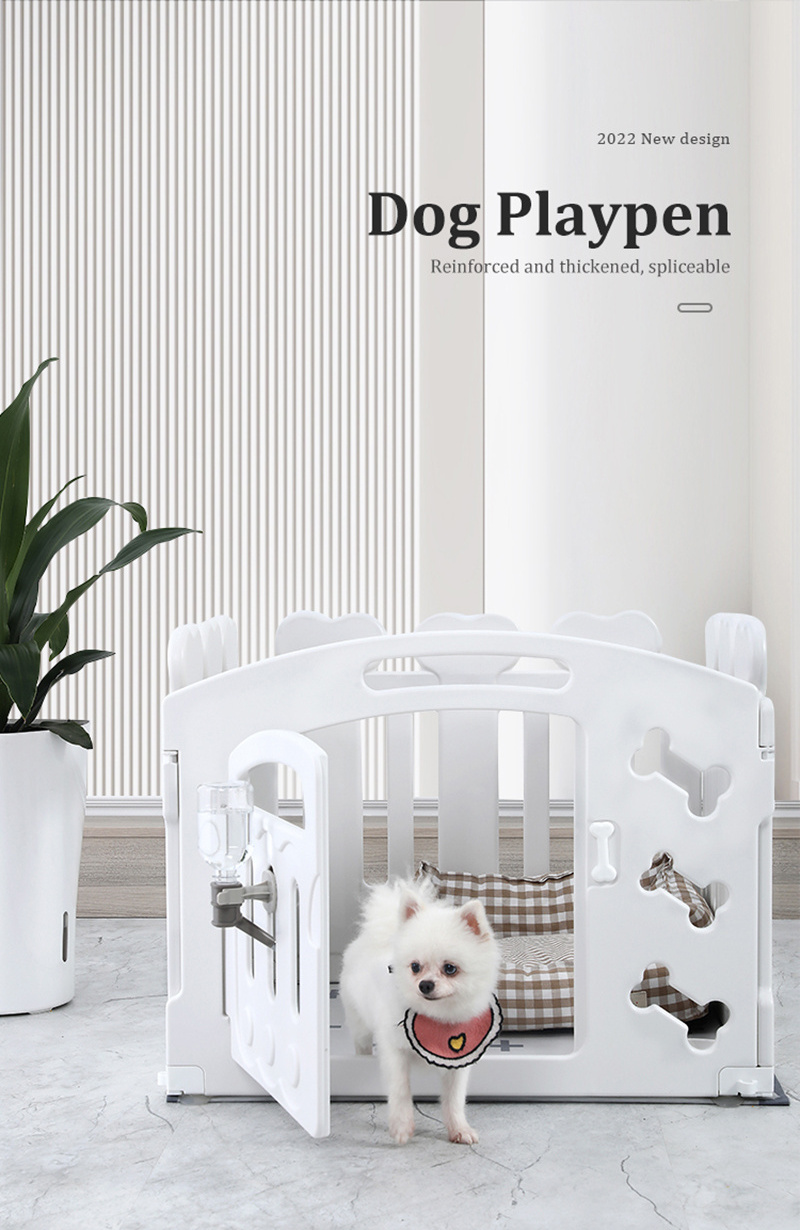 Luxury eco friendly folding portable plastic dog kennel with whelp box pen indoor pet house for pregnant BestSuppliers