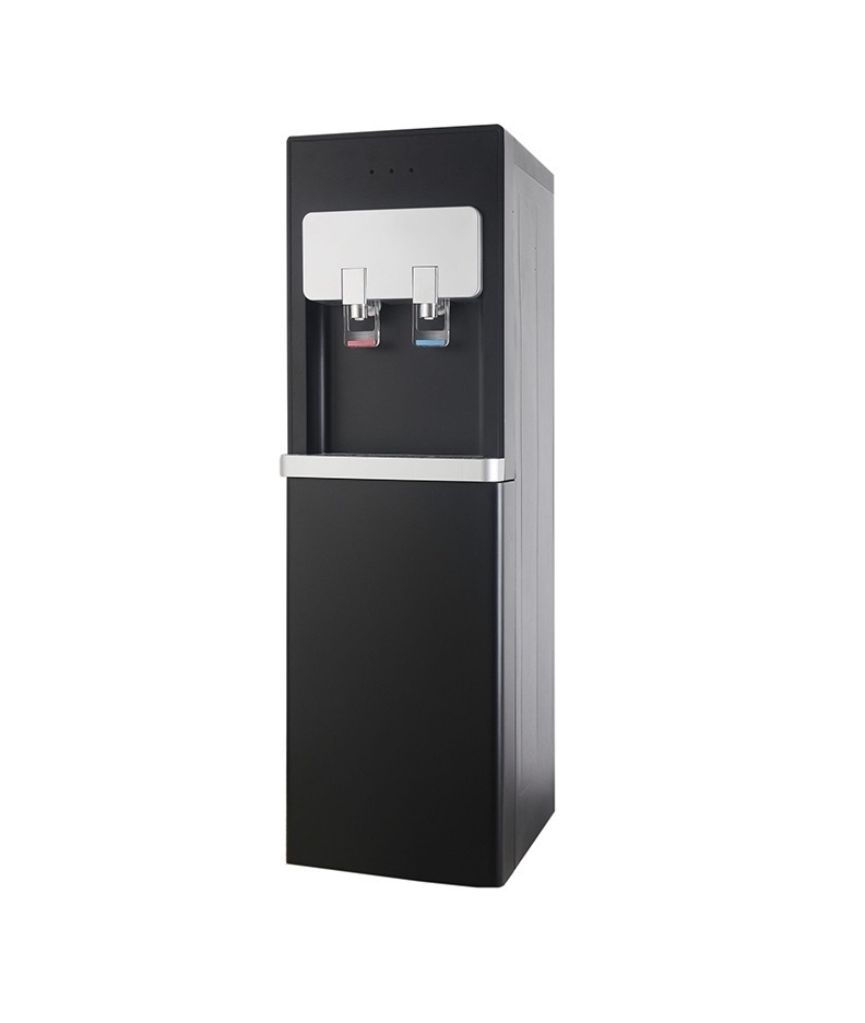 Korea style free stand hot cold water dispenser / Vertical water cooler compressor or electric cooling  with cabinet hotel home