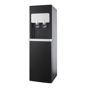 Korea style free stand hot cold water dispenser / Vertical water cooler compressor or electric cooling  with cabinet hotel home