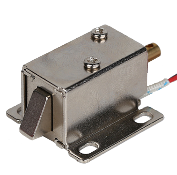 6V dc JSO-0627-2A mini electric solenoid cabinet door lock with manual release function