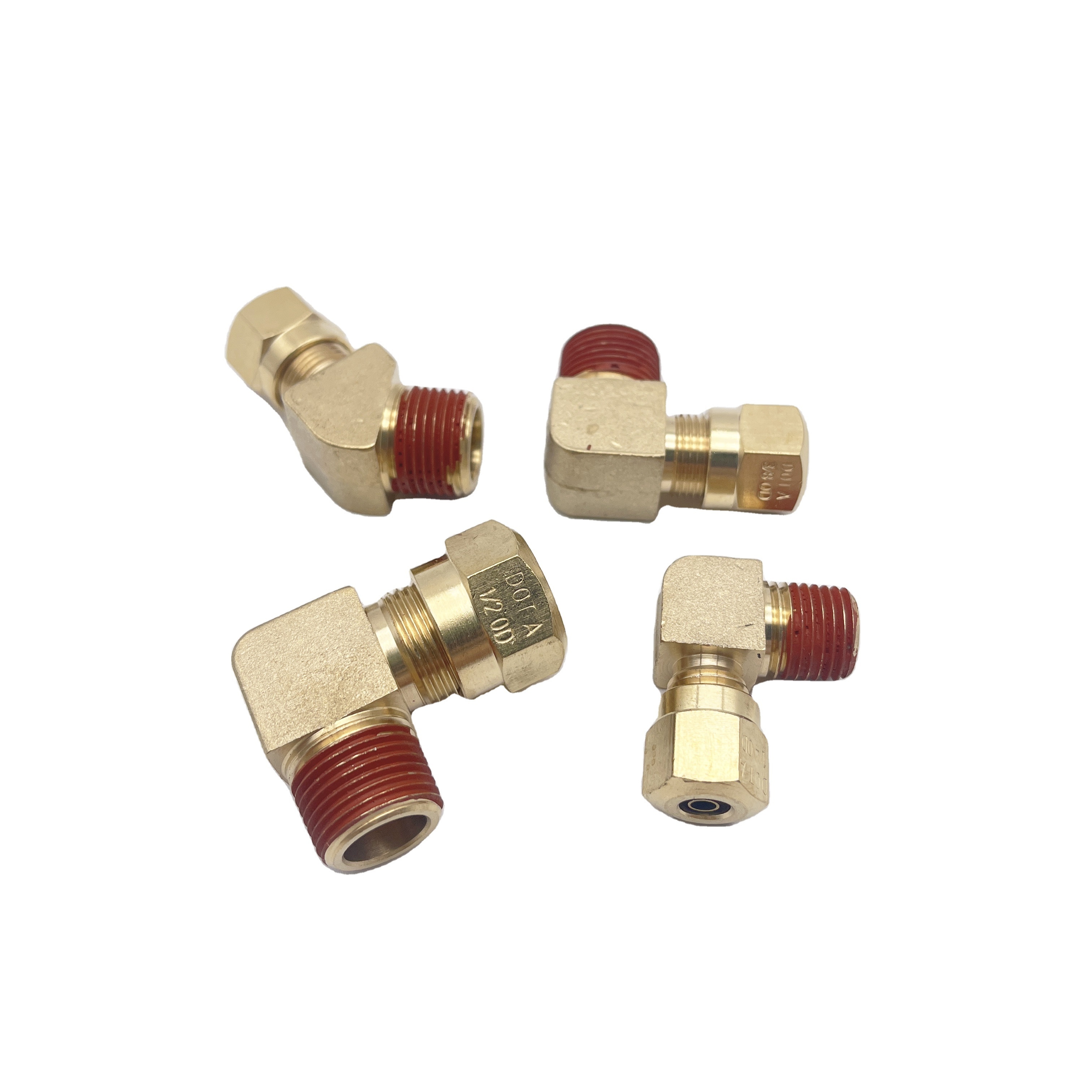 Pneumatic Systems Brass Hoses And Fittings Dot Push In Fittings T Shaped Pipe Elbow