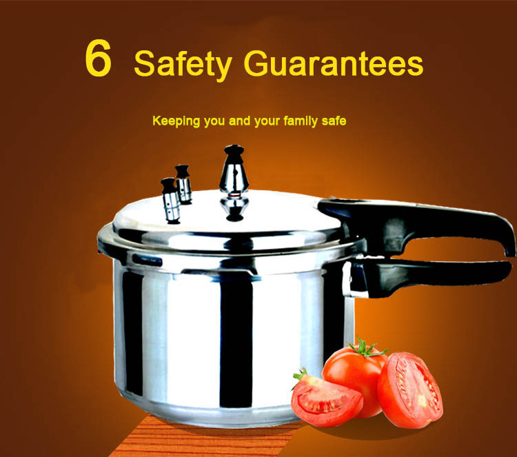 9L High Quality Multifunction Cookware Mirror Polished Pressure Cooker 26cm