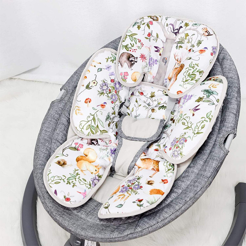 Manufacturer Price Customized Baby Stroller Seat Pad Comfort Memory Foam Stroller Pad Soft Reverse Baby Stroller Seat Liner