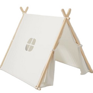 Classic White Indian Kids Play Party House Funny Toy Tent Indoor Boy and Girl Play Teepee Children Tipi