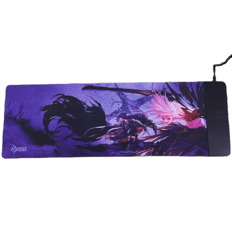 Customizable Size Comfortable Rubber Anime Mousepad Waterproof Large Wireless Charger Rectangle Mouse Pad