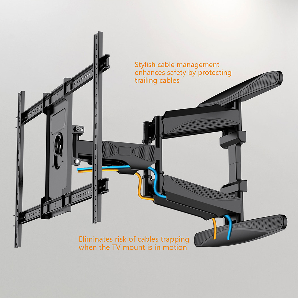 Nbjohson factory supplier Durable Professional full motion lcd plasma tv wall mount bracket