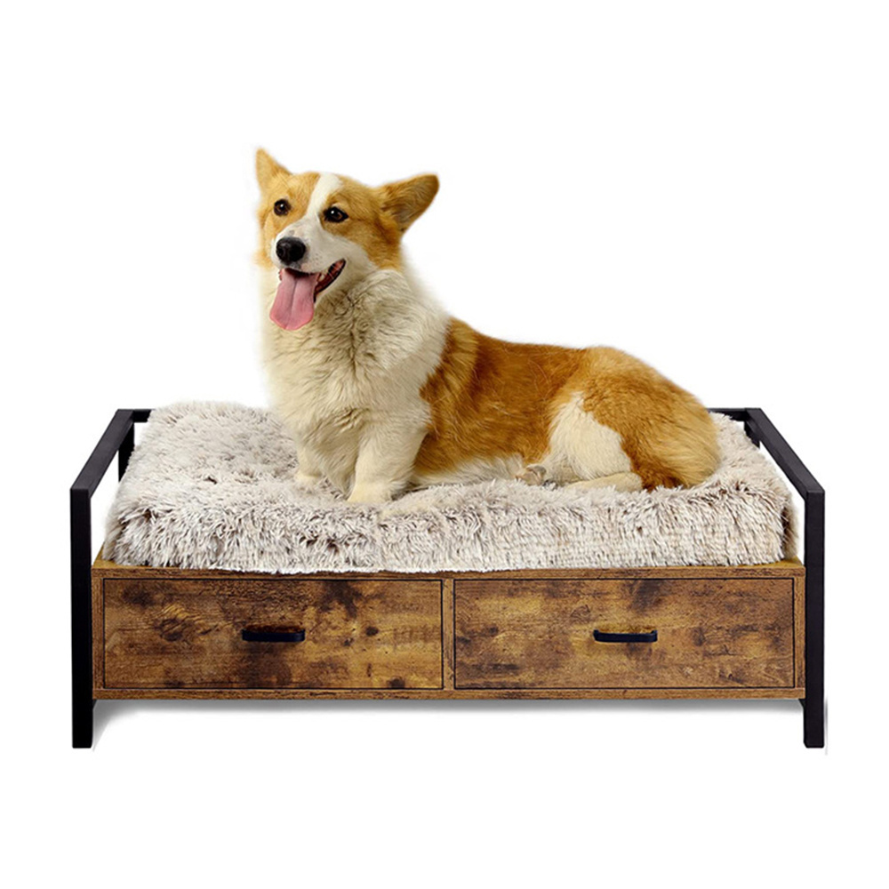 NBHY Modern Pet Furniture Dogs Cats Metal Wooden Sofa House Pet Bed with Drawers