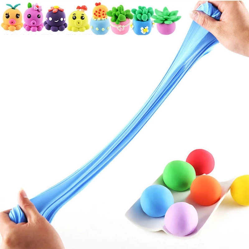 Soft Clay Light weight Modeling Air Dry Ultralight Clay Polymer Space Clay Slime Supplies Slimes Fluffy Glue Toy for children