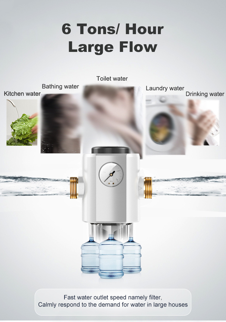 Hot Sale Pre filtration Pure Copper 316 Stainless Steel Front Water Filter Mesh Tap Water Pipeline Water Pre Filter