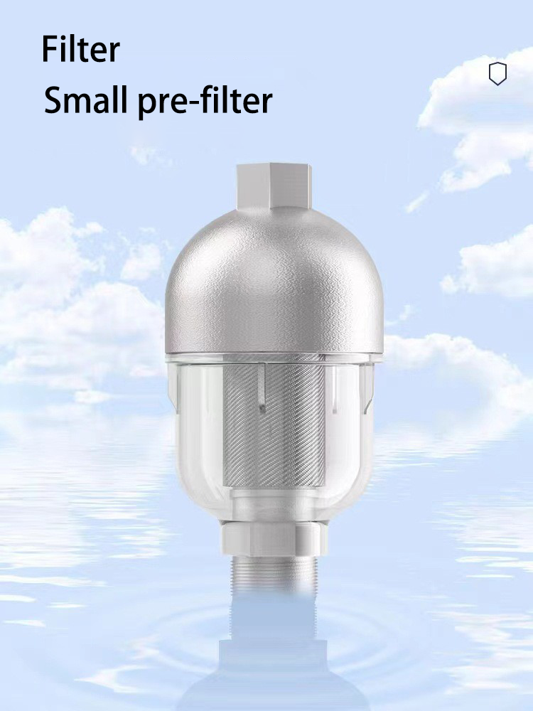 Mini Stainless Steel Household Shower Water Heater Prefilter Descaling Pre-Filter