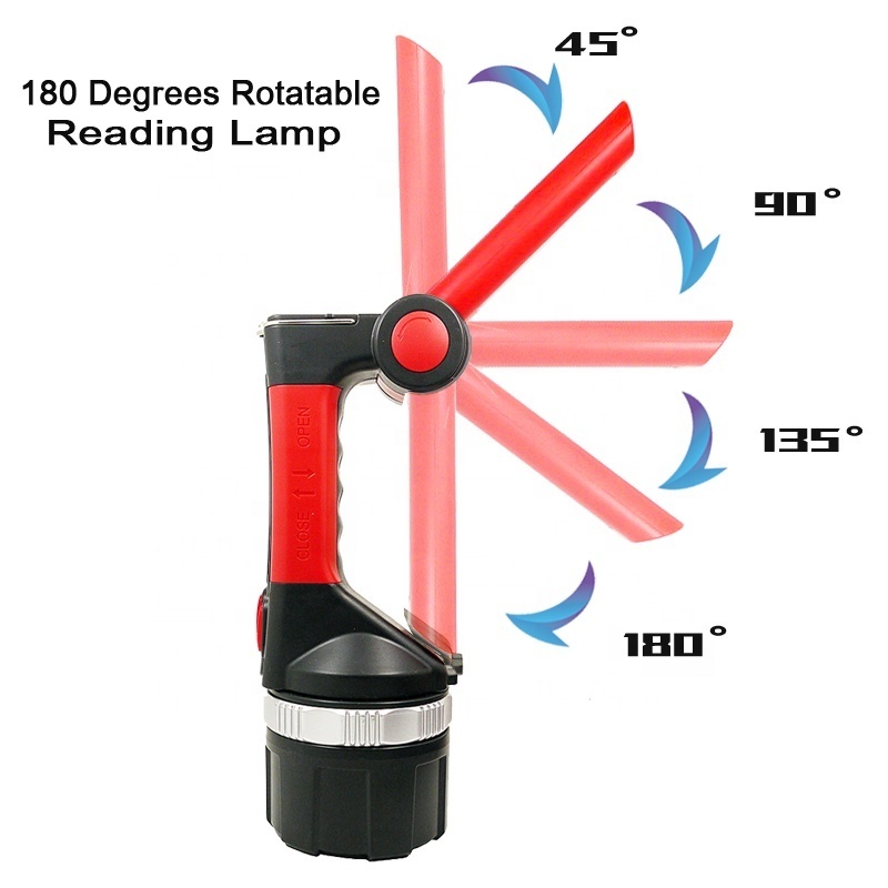 Portable Solar Rechargeable LED Zoom Searchlights for Sale