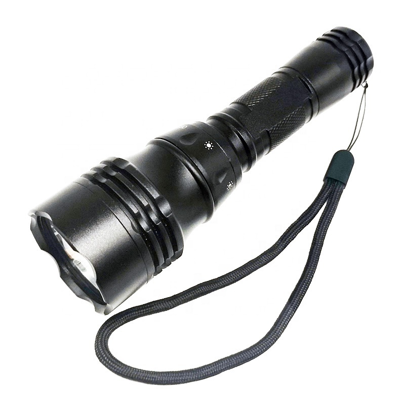 Diver Flashlight IPX8 Underwater Flash Light Rechargeable T6 LED Diving Torch