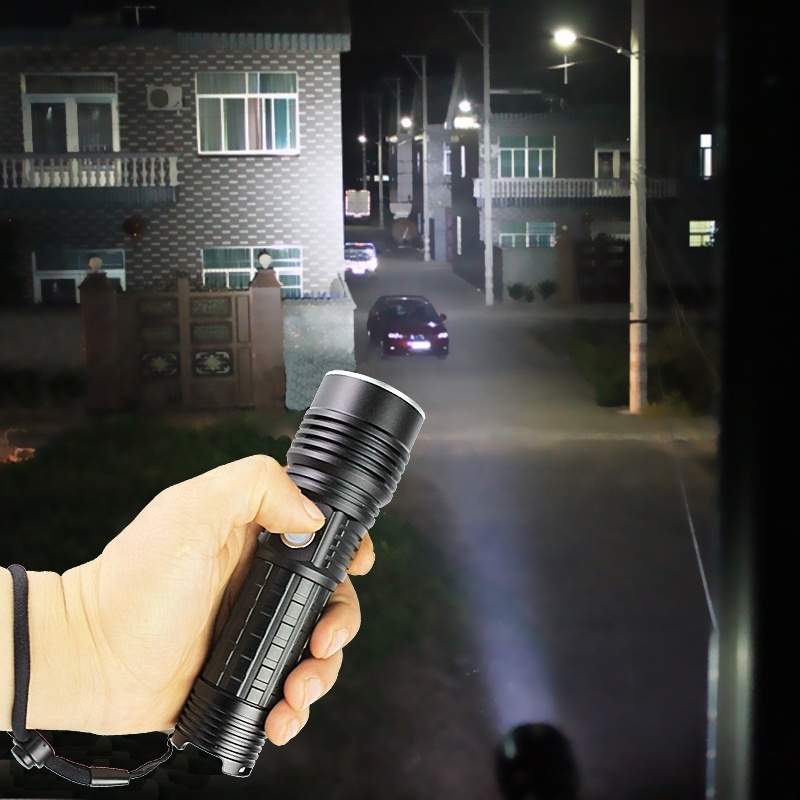 Aluminum Torch 1000 lumen USB Rechargeable 10W T6 LED Flashlight