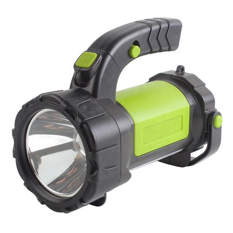 Search Light Adjustable Handle Emergency Light LED Searchlight with COB Side Light