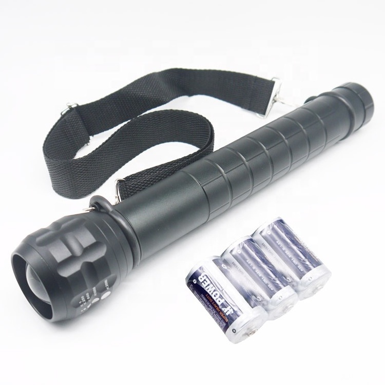 LED Torch Wholesale 10w 3W aluminum Rechargeable Zoom Flashlight with Compass