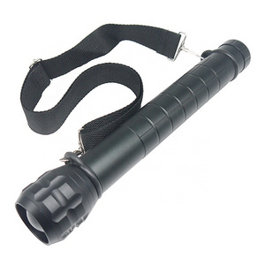 LED Torch Wholesale 10w 3W aluminum Rechargeable Zoom Flashlight with Compass