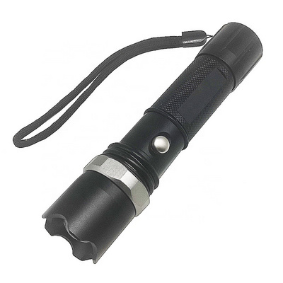 LED Flashlight Rechargeable Waterproof 18650 Self Defense Zoom Torch Light