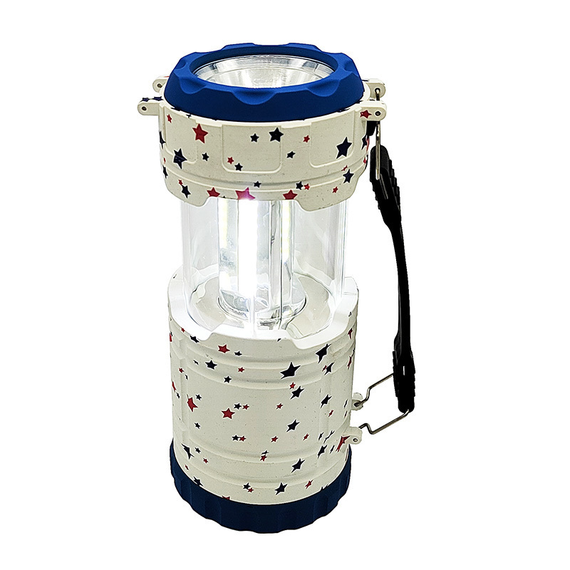 Tent Lights Customized Portable Small 3AA Dry Battery Outdoor Extendable Lamp 3x3W COB LED Camping Lantern