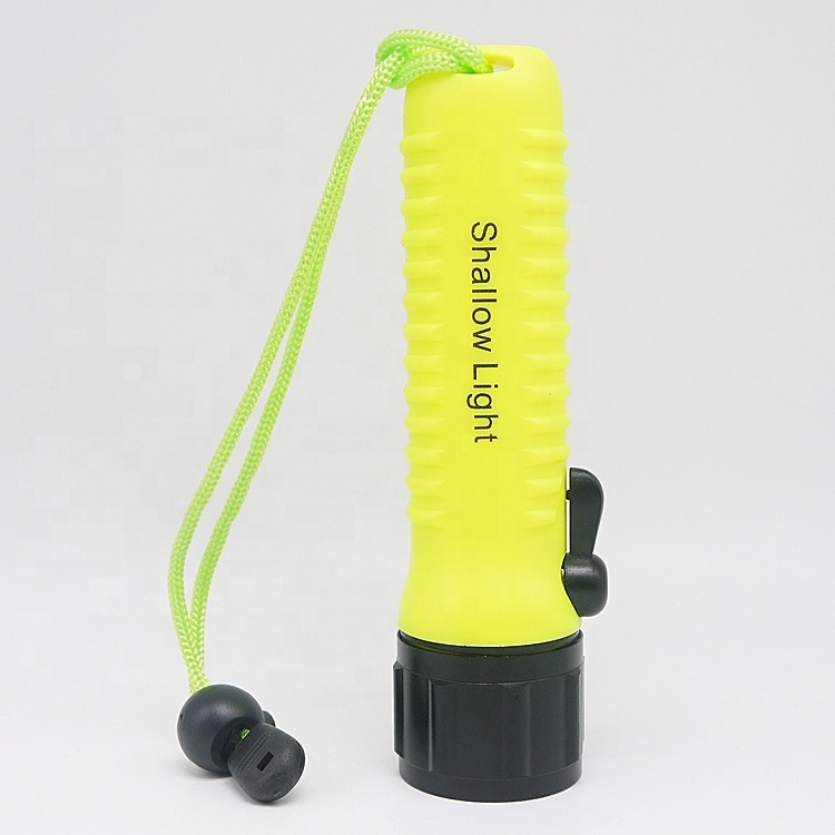 LED Torch Waterproof Diving Flashlight with Magnetic Control Switch