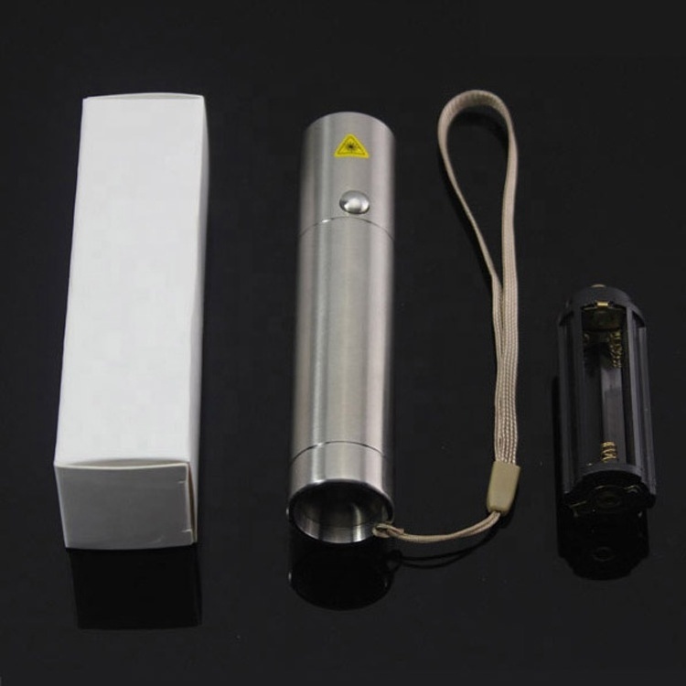 Stainless Steel Flashlight Outdoor Pocket LED Torch