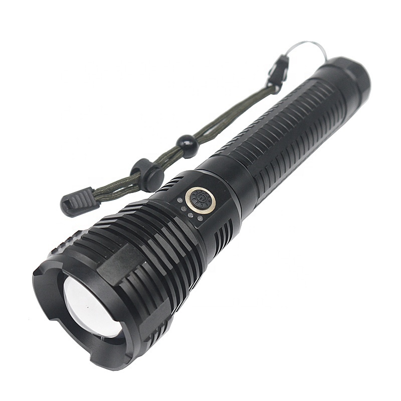 LED Zoom Torch Aluminum 2000lumen XHP70 Flashlight