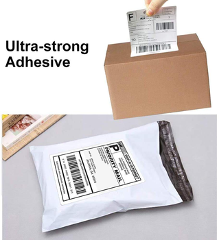 Removable Easy to Tear Not Rotten Adhesive Barcode Sticker Not Leaving Glue Three-proof Thermal Self-adhesive Label Paper