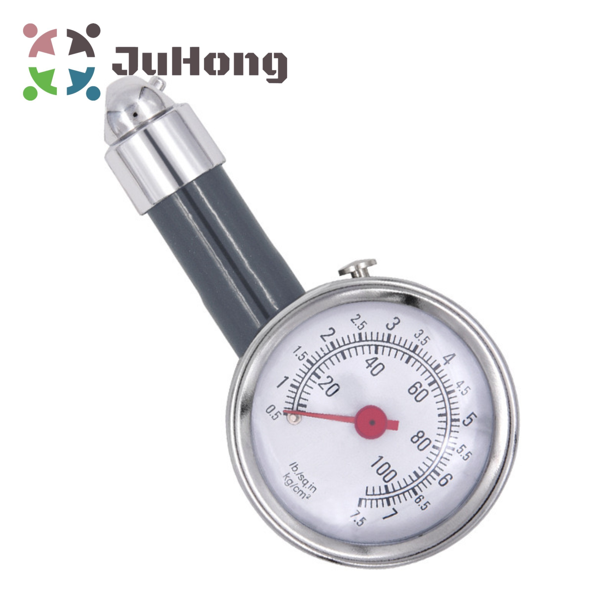 Manual High-precision Tire Pressure Gauge with Air Release Button 10-100 psi with Plastic Box