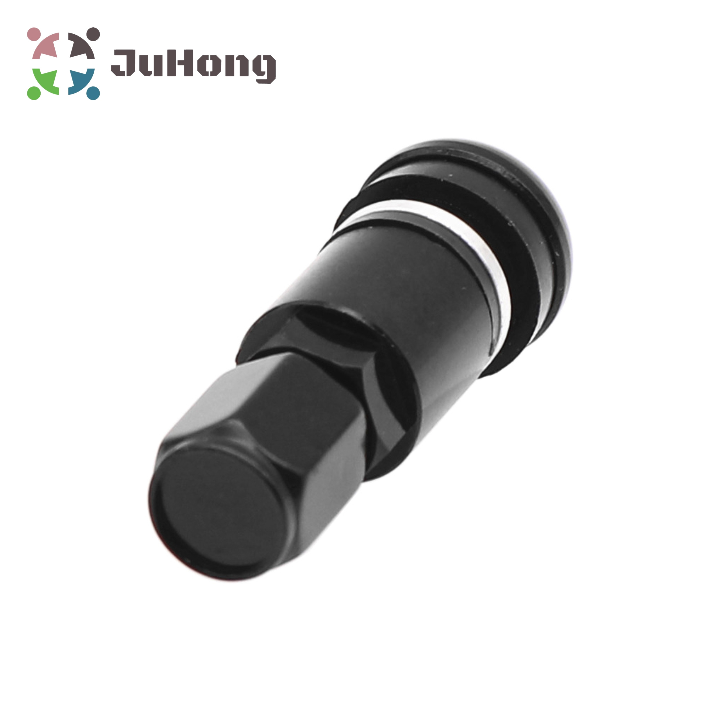 BLACK Anodized MS525AL Aluminum Tire Valve with Hex Cover Fits Most Cars Standard Rim Hole Tire Repair Tools / Wholesale