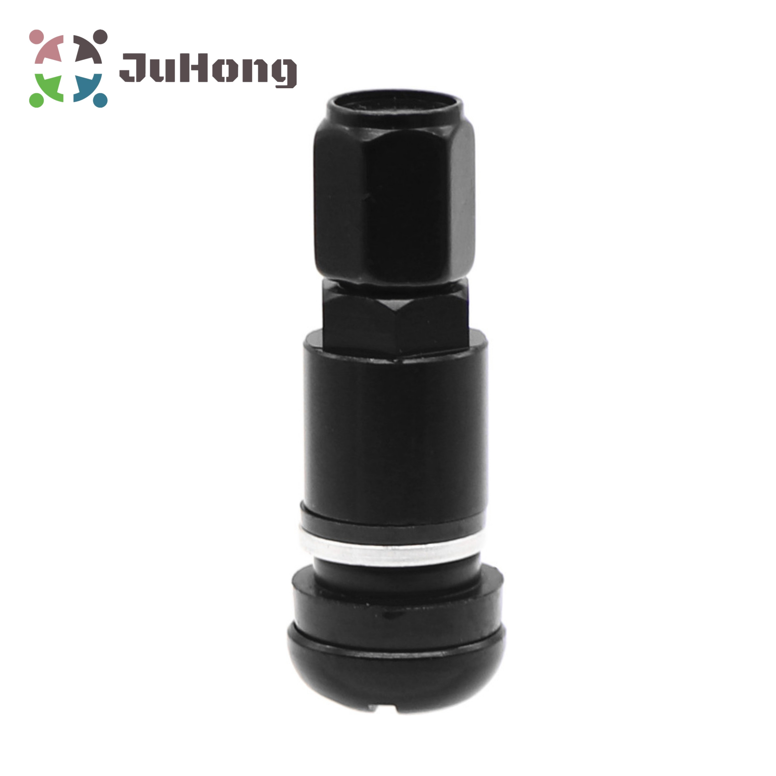 BLACK Anodized MS525AL Aluminum Tire Valve Hex Cap Fits Most Cars Standard Rim Hole Tire Repair Tools