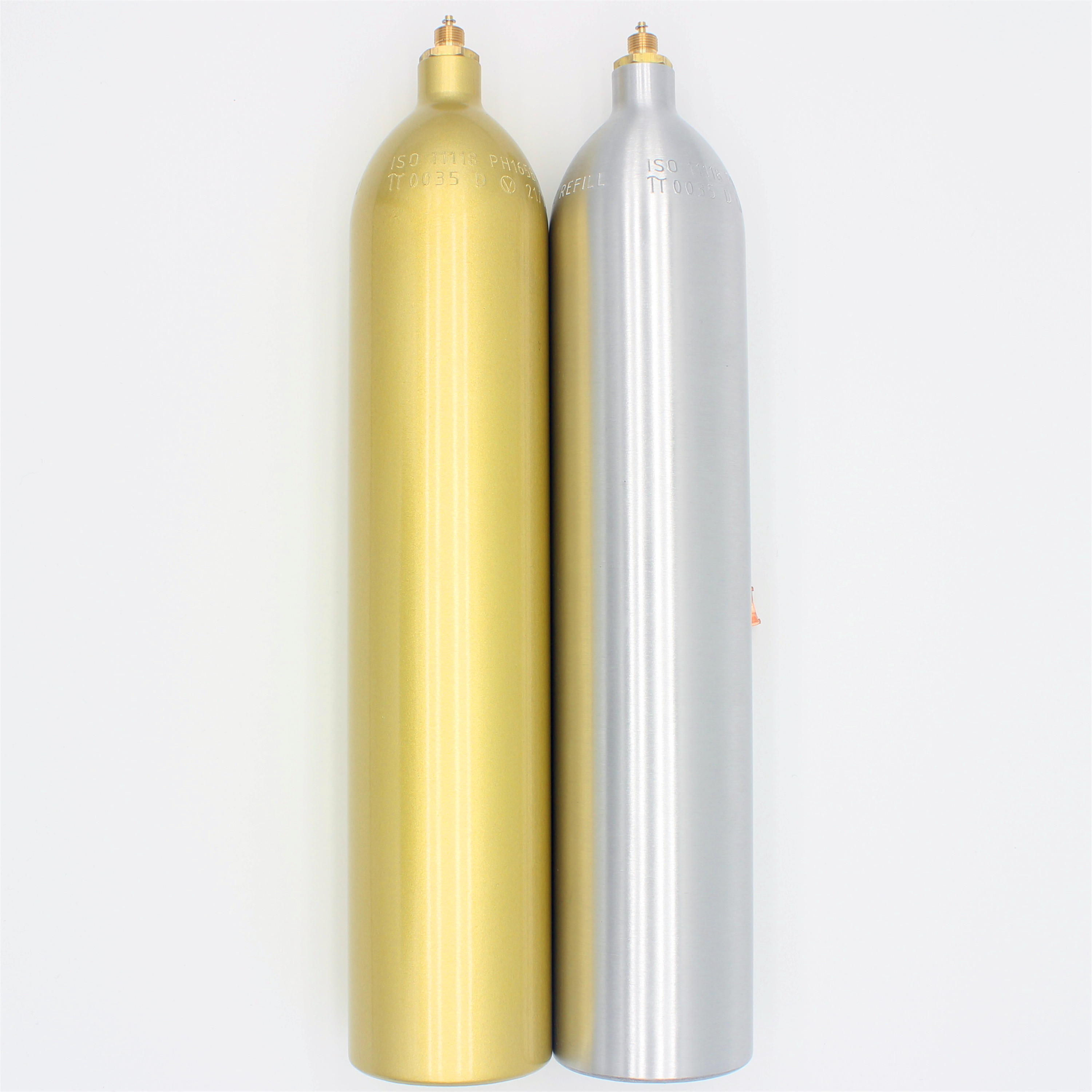 Factory direct sale high quality aluminum gas cylinder 0.95L/580g gas cartridge