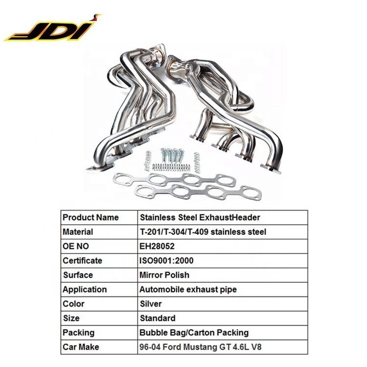 JDI-EH28052 Hot Sales stainless steel exhaust header for Ford