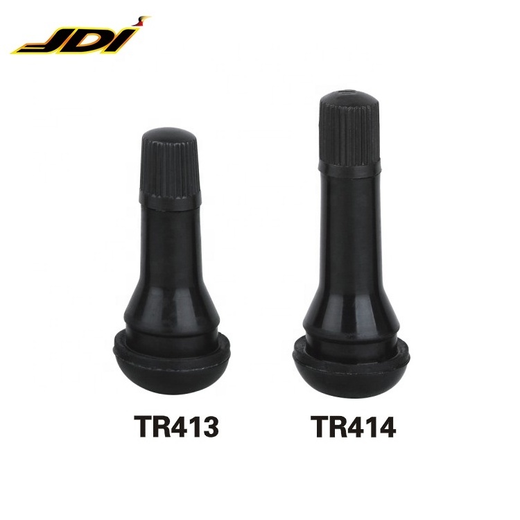 JDI TR412/TR413/TR414/TR414L/TR418 Good Price High Quality  Snap-In Tire Valve Tubeless snap in valve