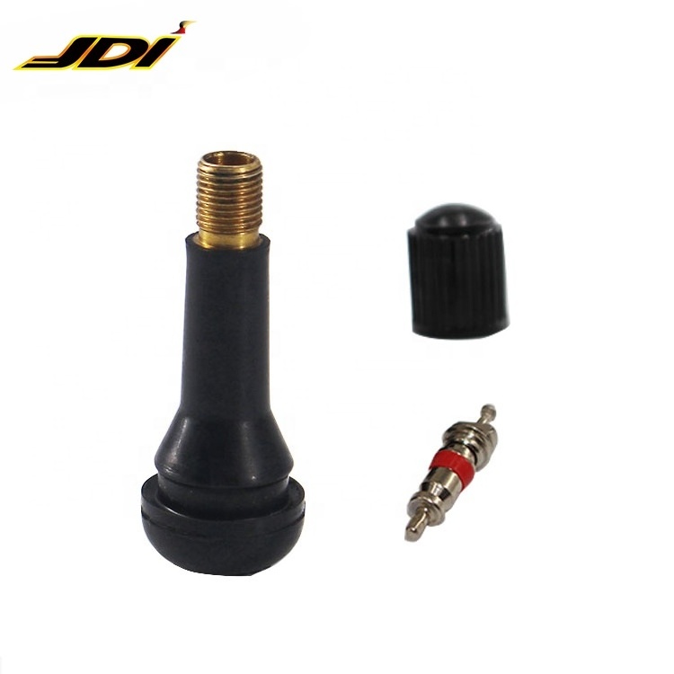 JDI TR412/TR413/TR414/TR414L/TR418 Good Price High Quality  Snap-In Tire Valve Tubeless snap in valve