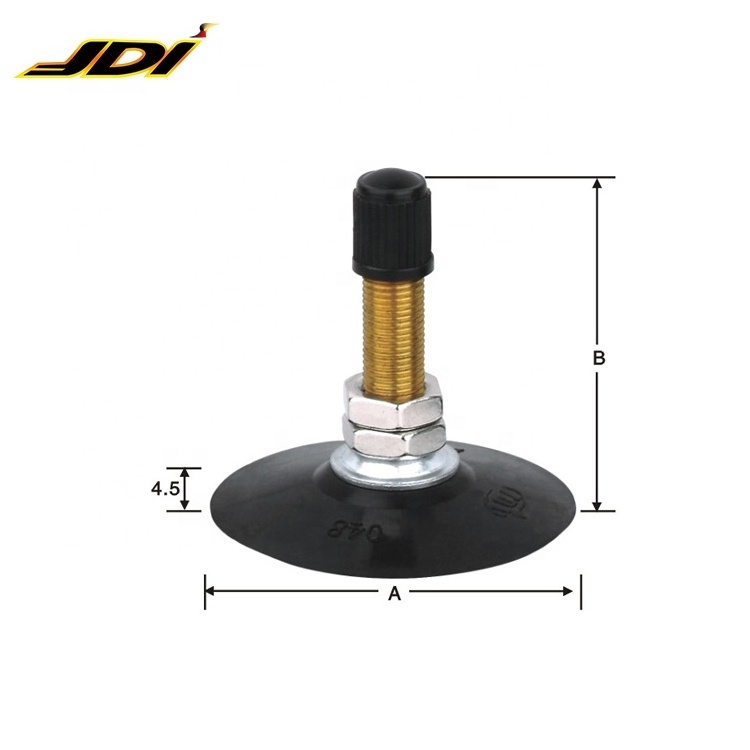 JDI-TR4/TR4L Base rubber,Brass stem For Motorcycle&Scooter&Industrial Tube Tyre Tire Valve