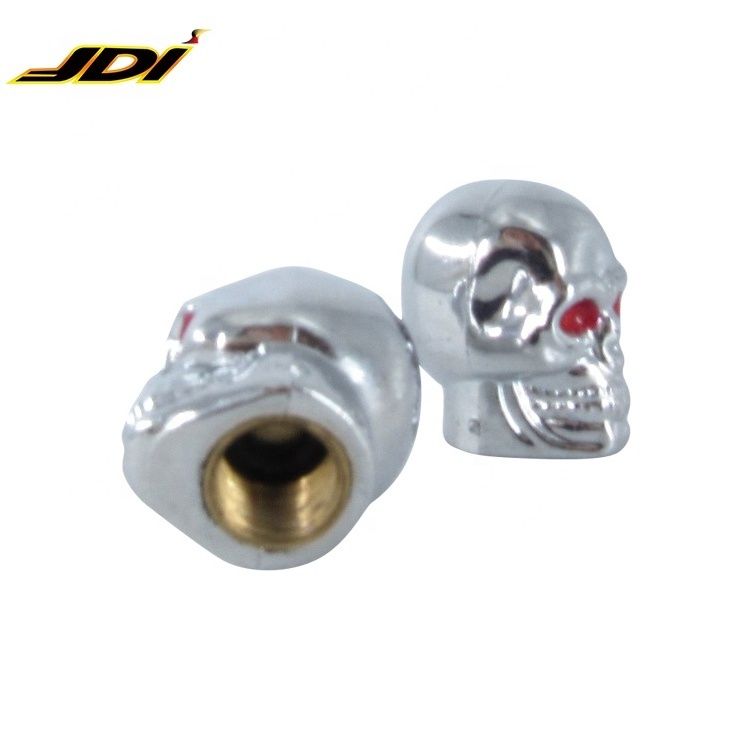 Auto parts -factory supply hot sale skull tire valve cap