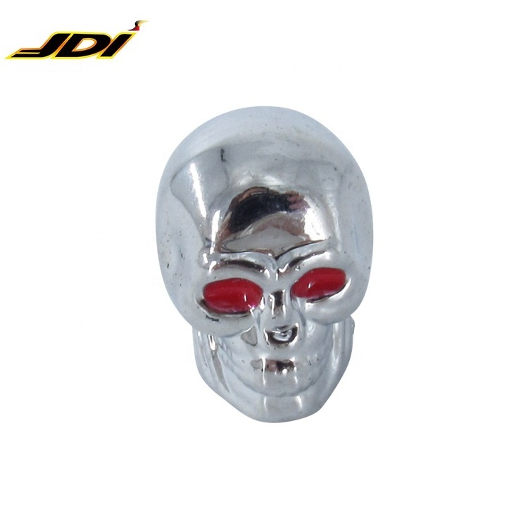 Auto parts -factory supply hot sale skull tire valve cap