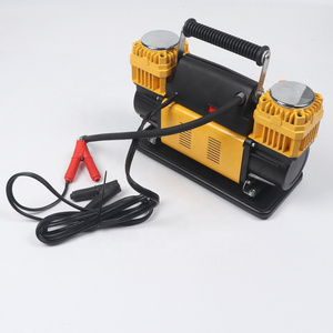 Heavy Duty Double Cylinder  Air Compressor  Scooter Air Pump Tire Inflator