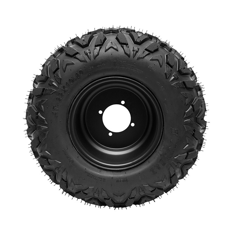 Customized Durable And Strong Caster Brake Pneumatic 26x9-14 Inch Rubber Wheels Vehicle ATV Tire