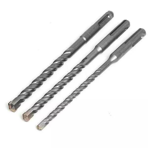 40CR Cross Tip 4 Cutters Double Flutes Copper Plating SDS Plus Hammer Drill bit for Concrete Masonry