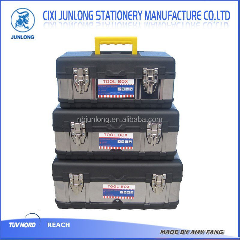 STAINLESS STEEL TOOL BOX WITH LOCKS