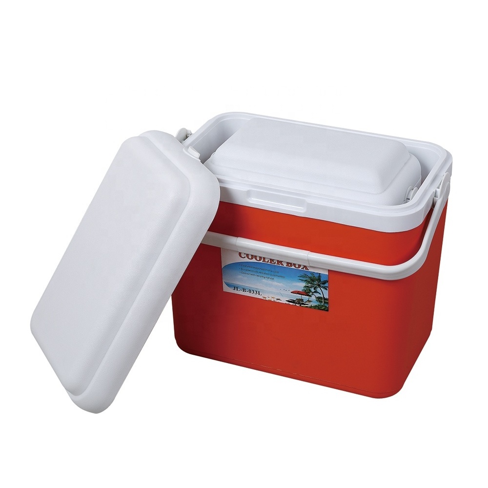 Latest Hot Selling Large Capacity 13L 33L Commercial Plastic Cooler Bag Insulated Outdoor Picnic Bucket Cooler Box