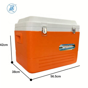 Customized Portable Leakproof PP Material 45L Ice Chest Cooler with Metal Lock for Outdoor Cans Use and Wine Cooler