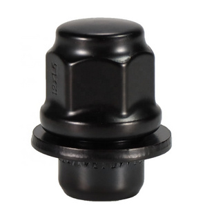 M12x1.5 Hex 21mm(13/16") 38mm Tall Black Mag Seat Lug Nut for Lexus Toyota